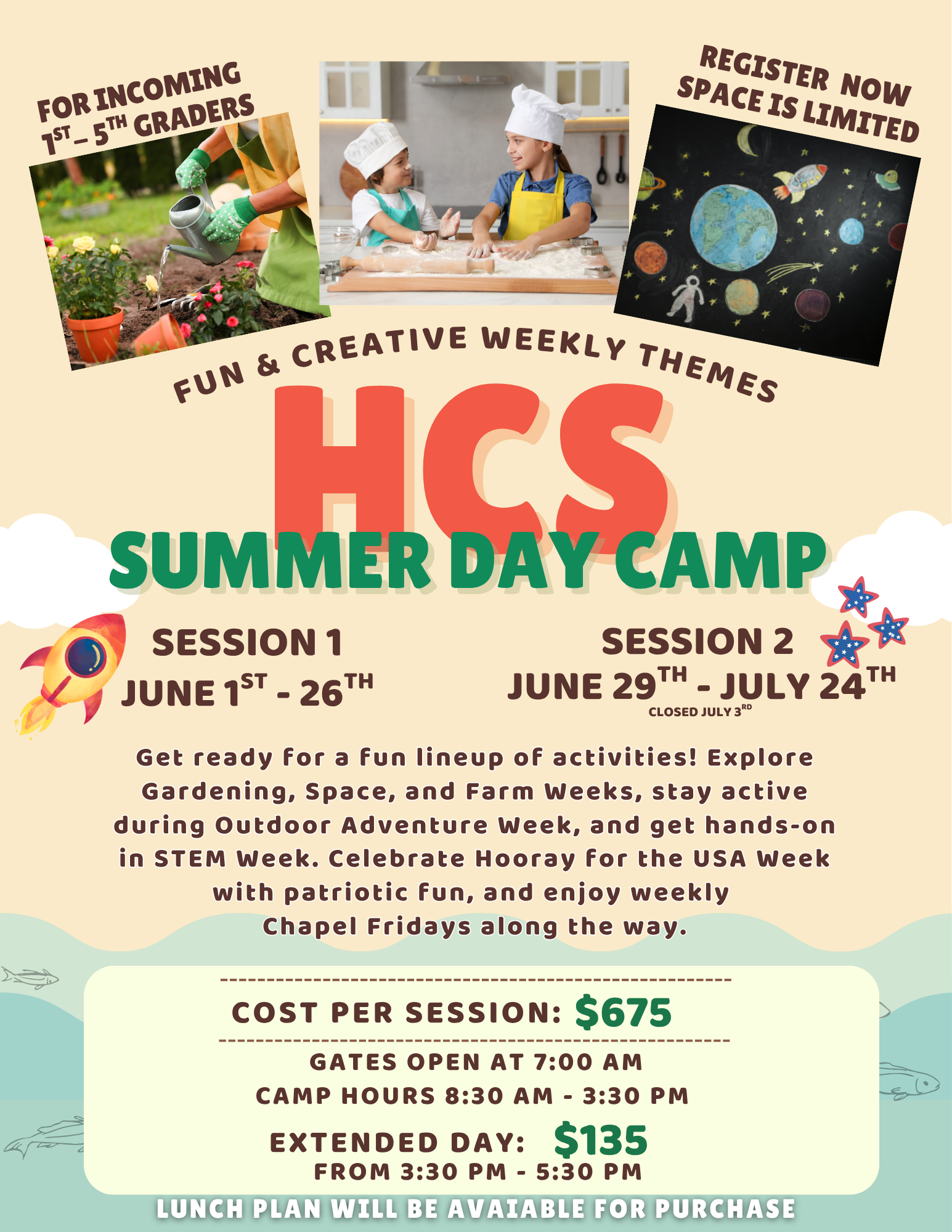 Summer Day Camp 2026 flyer